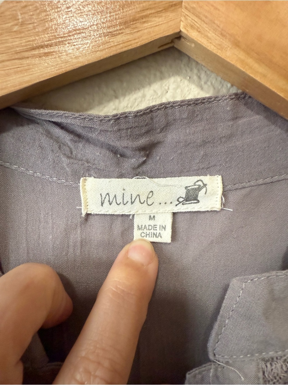 Lightweight Gray Ruffled Tunic - Picture 3 of 3